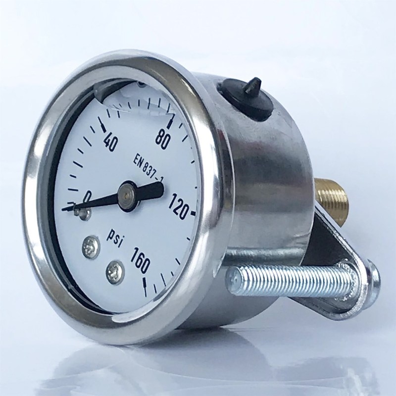 1.5 นิ้ว 160 psi Glycerine Filling Manometer 1/8 