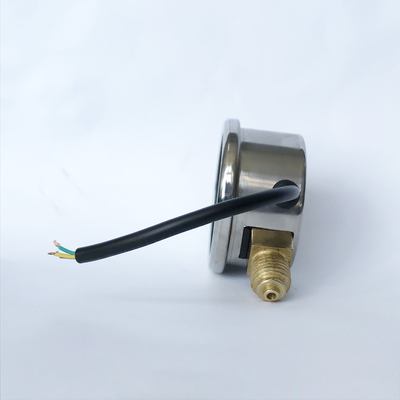 เกจวัดความดัน Radial CNG 400 บาร์สร้างในสายสัญญาณ Polycarbonate